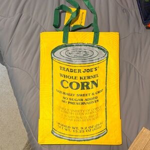 Trader Joe's Yellow Corn Tote Bag